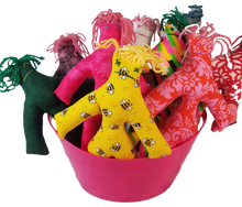 Load image into Gallery viewer, Dammit! Miss Cocoa Floral's Frustration Stress Dolls Beat Them Silly! W/ Poem