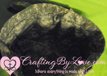 Load image into Gallery viewer, Huge Handcrafted Army Camo Tote bag with Lots of Pockets