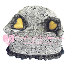 Load image into Gallery viewer, Adorable Lacey Couch with Heart Throw Pillows Tissue Box Cover