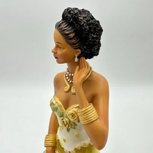 Load image into Gallery viewer, Vintage Antique 2005 Home Interiors &amp; Gifts Marissa 10&quot; Figurine Afro-American Statuette 12665-05

