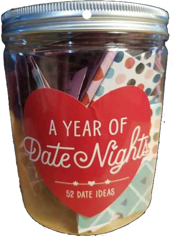 A Year of Date Nights in a Jar Couples Game