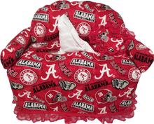 Load image into Gallery viewer, University of Alabama Bama Crimson Tide Football Fans Tissue Box Cover!
