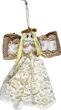 Load image into Gallery viewer, Vintage Victorian Farmhouse Shabby Chic Lace Angel Christmas Ornament Doll
