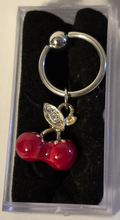 Load image into Gallery viewer, Cherry Jubilee Double Cherries Bellyring Belly Ring Jewelry
