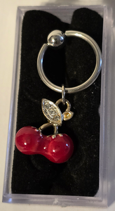 Cherry Jubilee Double Cherries Bellyring Belly Ring Jewelry