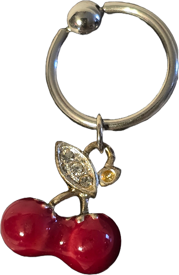 Cherry Jubilee Double Cherries Bellyring Belly Ring Jewelry