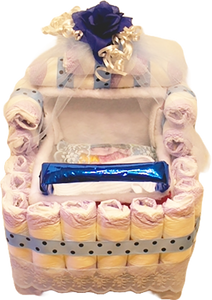 Diaper Baby Stroller With Pillow and Stuffed Animal Plus Baby Goodies Inside and Out!