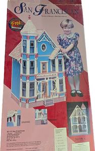 Vintage Dura Craft San Franciscan NOS Wood Dollhouse Kit, Mansions in Miniature