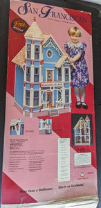 Vintage Dura Craft San Franciscan NOS Wood Dollhouse Kit, Mansions in Miniature