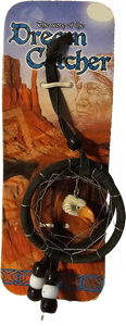 Bald Eagle Head Dream Catcher Brown White