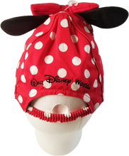 Load image into Gallery viewer, Walt Disney World Parks MINNIE MOUSE Ears Red Polka Dot Toddler Baseball Cap Hat
