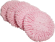 Load image into Gallery viewer, Double Knitted Facial Scrubbies Scrubbers 5 Pack Pink Cotton
