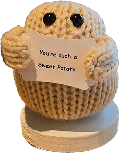 LARGE Positive Potato with Booty Butt and Display Stand Customizable