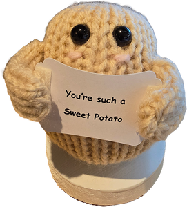 LARGE Positive Potato with Booty Butt and Display Stand Customizable