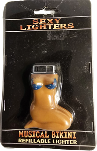 Sexy Lighters Musical Bikini Refillable Lighter w/ Flashing Nipples