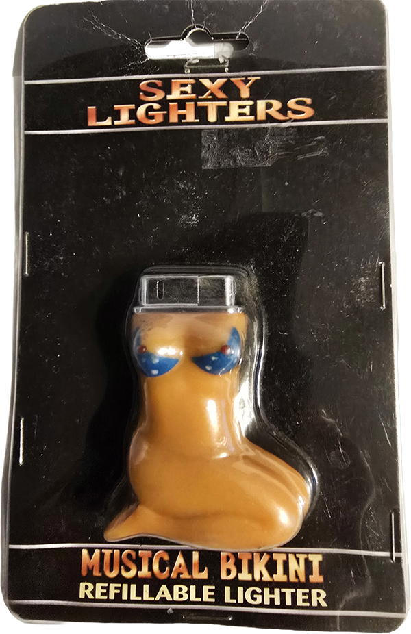 Sexy Lighters Musical Bikini Refillable Lighter w/ Flashing Nipples