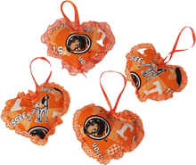 Load image into Gallery viewer, Heart of the Vols Old Smokey Tn Vols UT College Football Heart Ornaments
