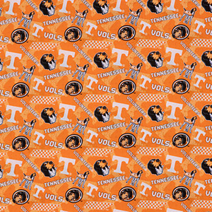 Set of 2 TN Old Smoky UT Power T Vols Sports French Seams Pillowcases Football Fans!