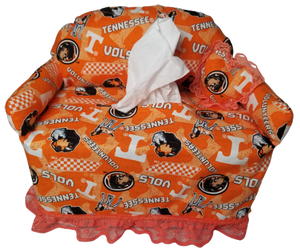 TN Vols UT Power T Football Fans Tissue Box Cover!