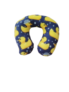 Soft & Cozy Fleece Neck and Chin Travel Pillow (Rubber Ducky Design)