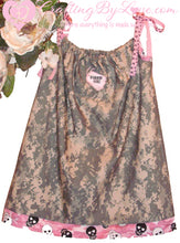 Load image into Gallery viewer, Official ACU Army Pillowcase Dress with Skulls
